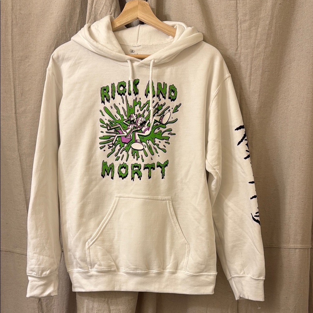 Cartoon Network Rick and Morty Hoodie NWOT